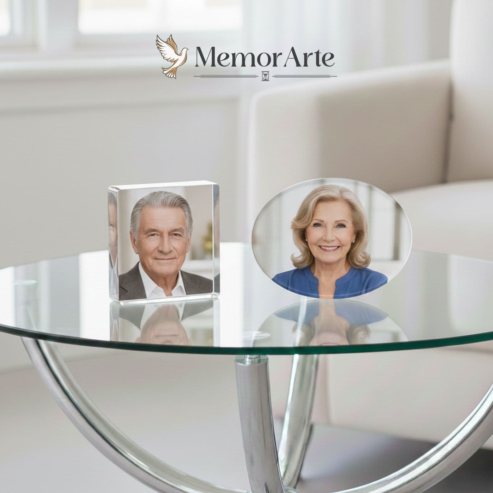 FotoCristalli Personalizzati per Lapidi